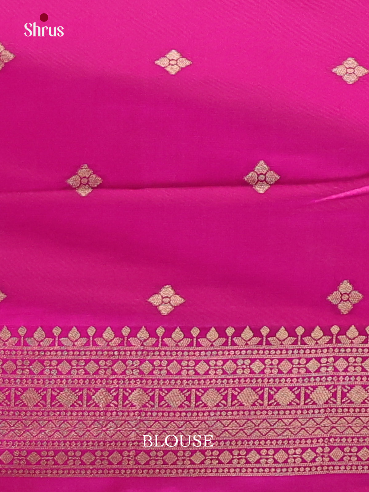 Pink - Semi Softsilk Saree