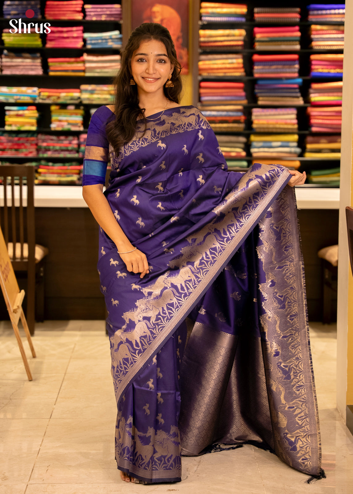 DJS22155 - Semi Softsilk Saree