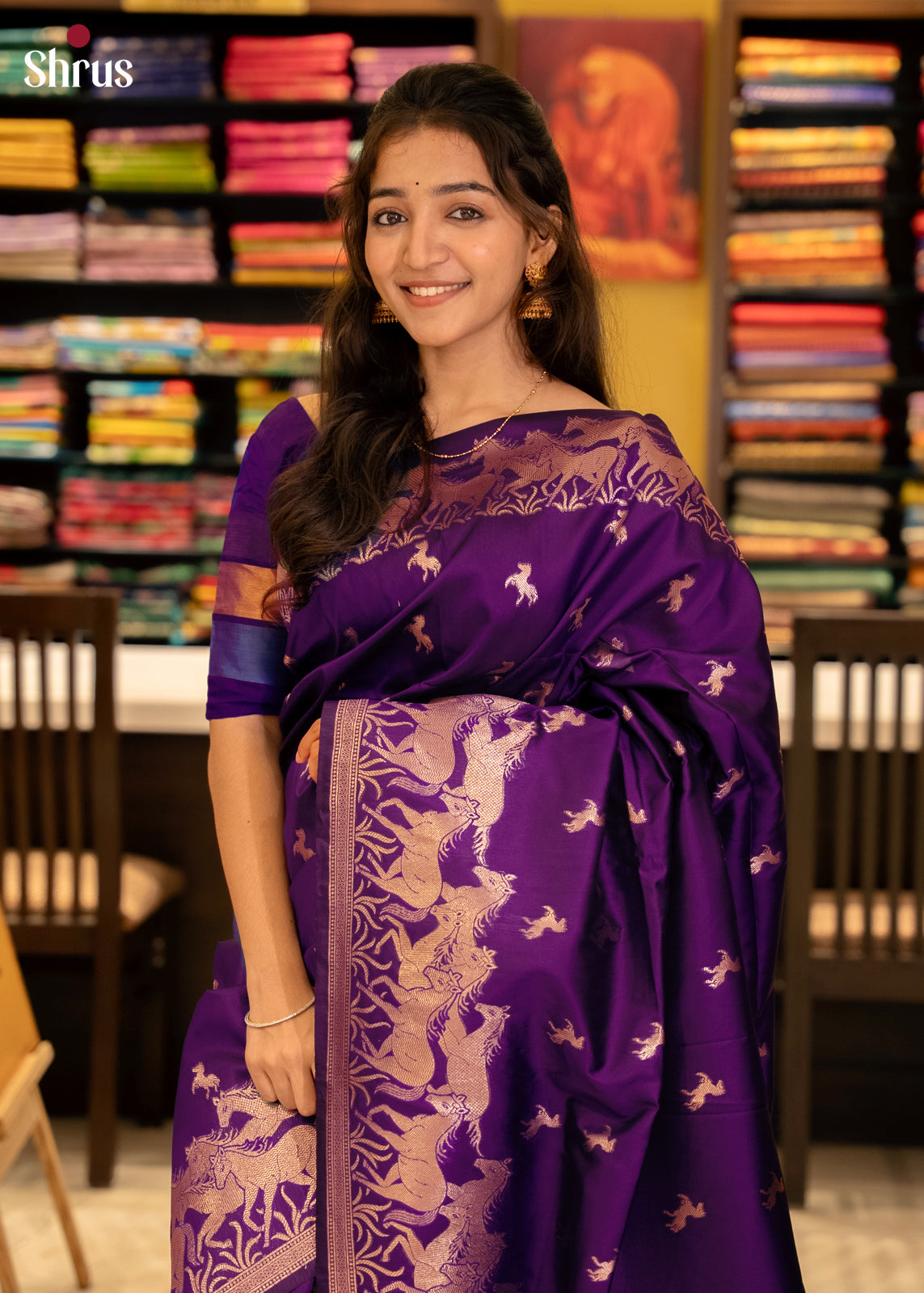 DJS22155 - Semi Softsilk Saree