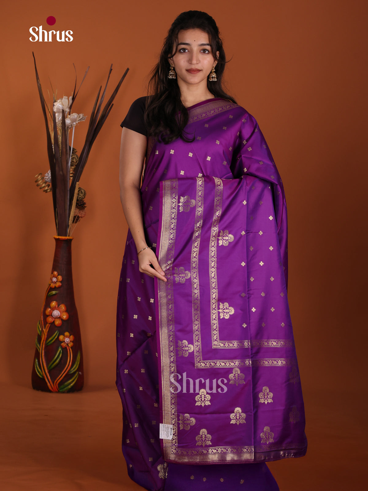 DJS22161 - Semi Softsilk Saree