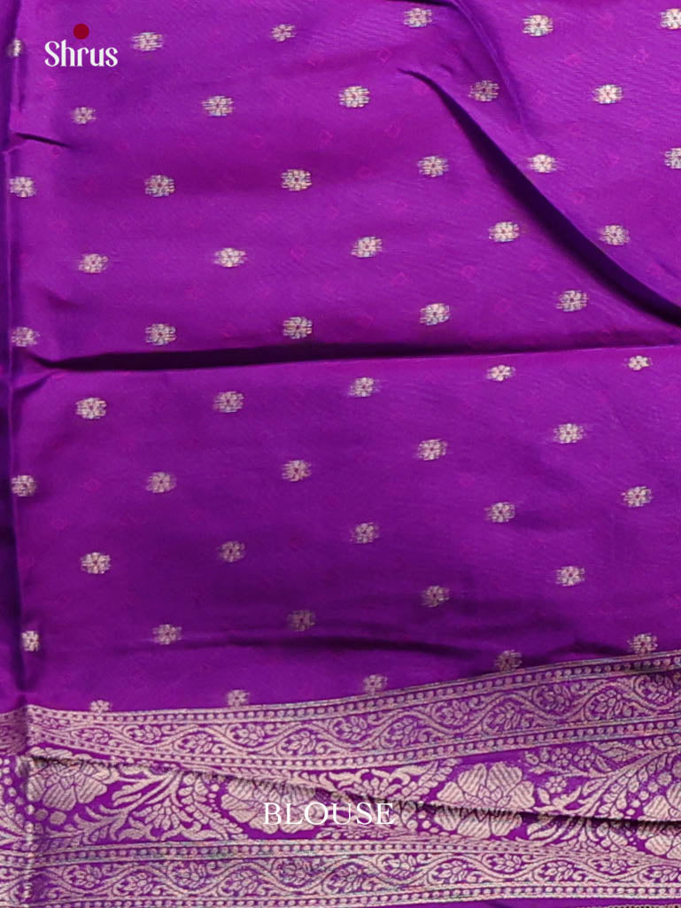 Violet - Semi Softsilk Saree