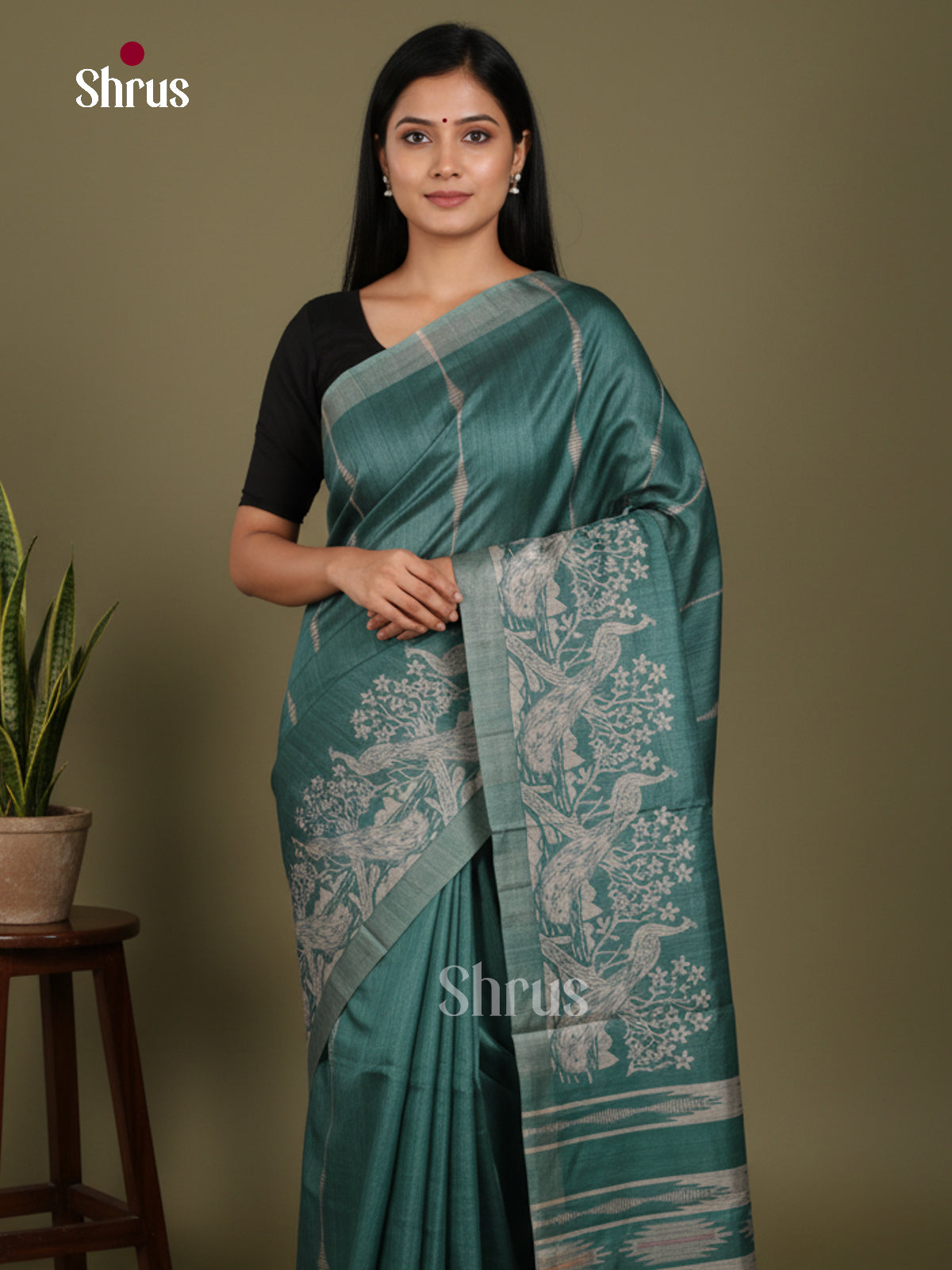 DJS22185 - Butter silk Saree