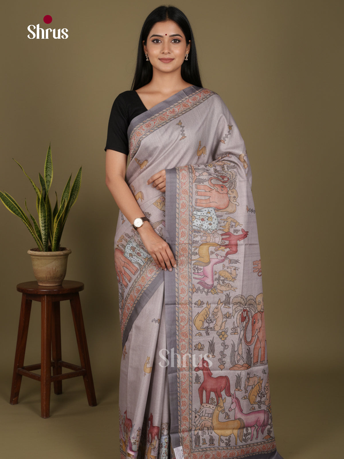 DJS22189 - Butter silk Saree