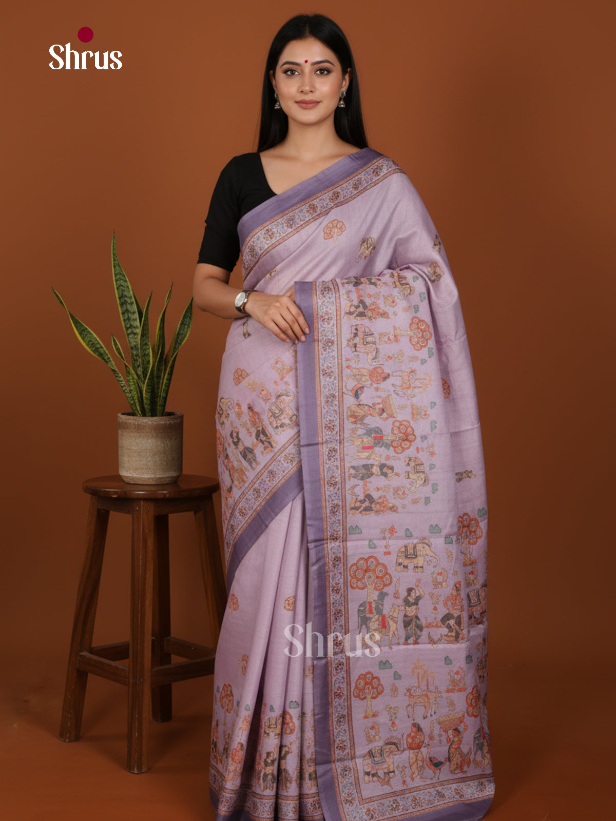 DJS22195 - Butter silk Saree