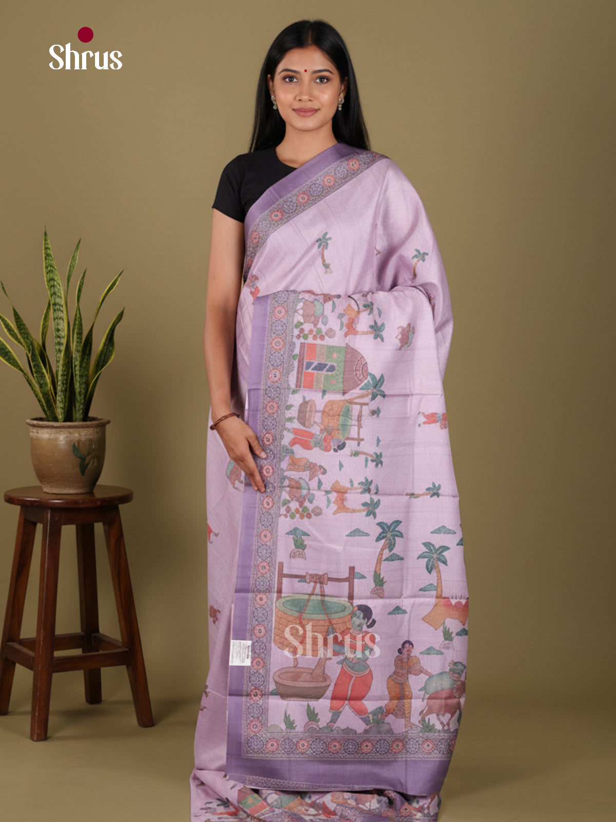 DJS22208 - Butter silk Saree