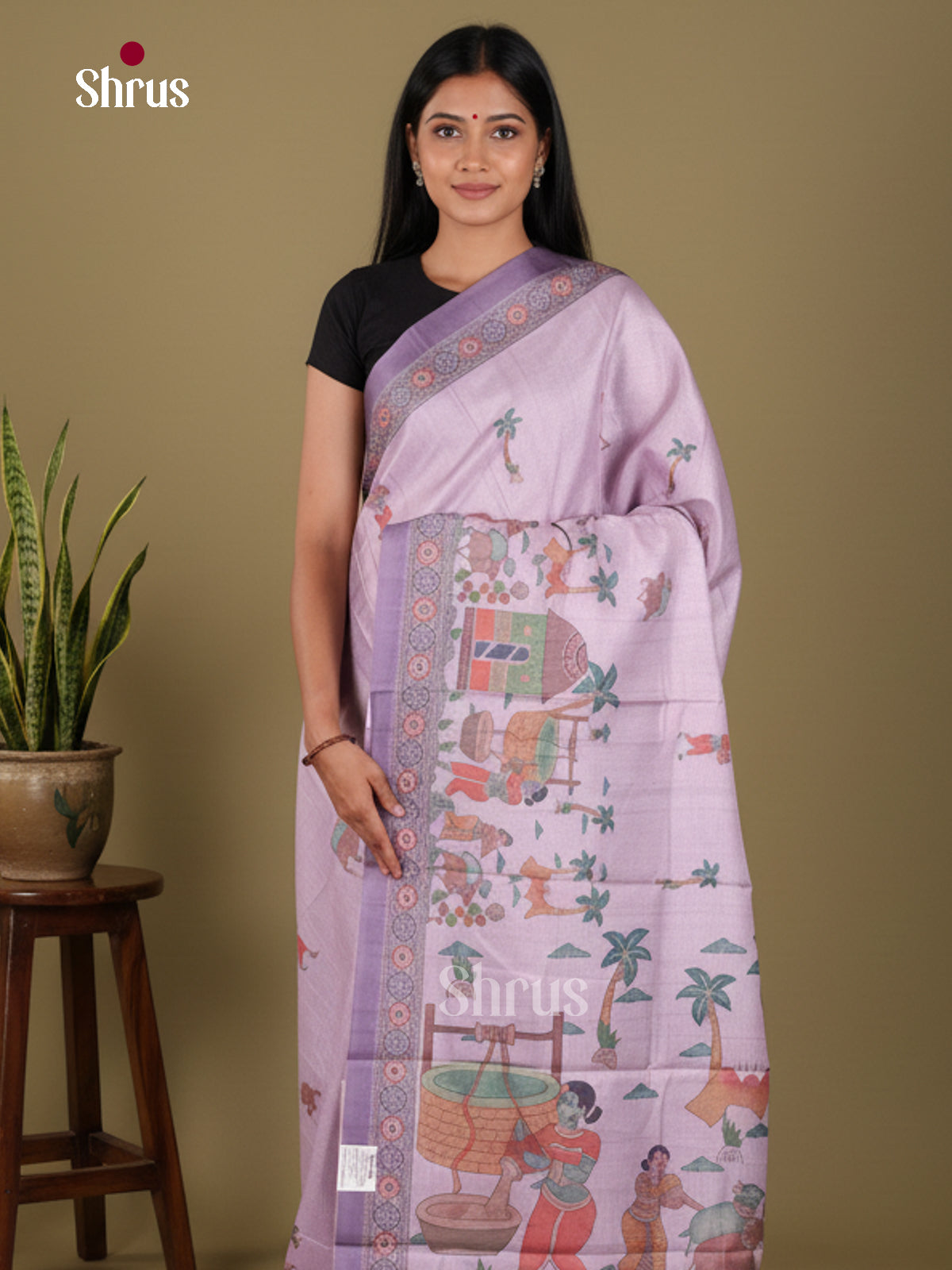 DJS22208 - Butter silk Saree