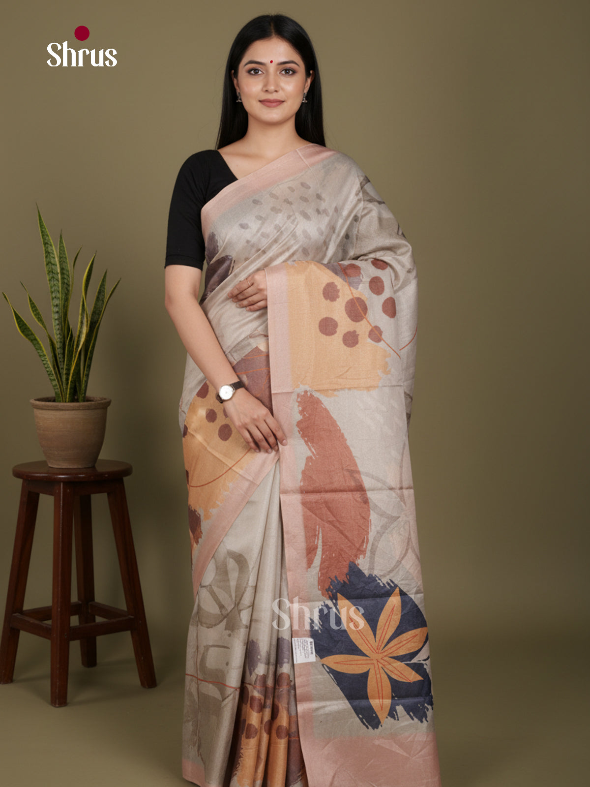 DJS22224 - Butter silk Saree