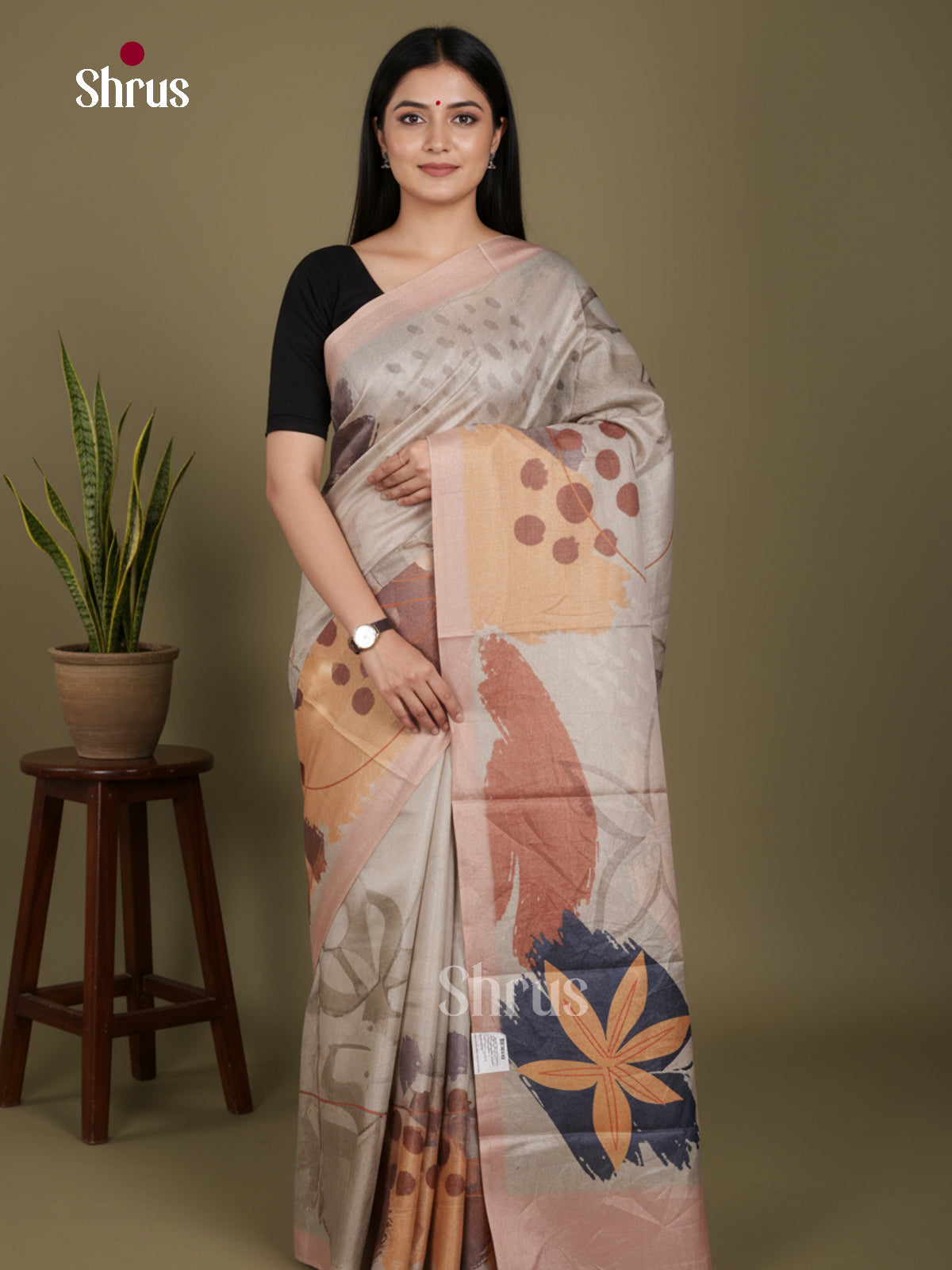 DJS22224 - Butter silk Saree