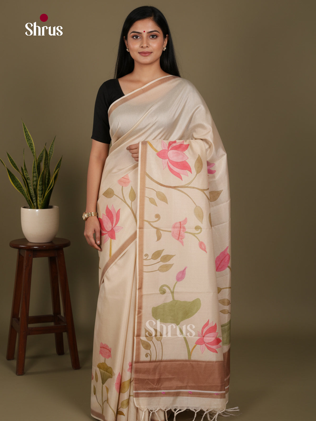 DJS22236 - Butter silk Saree