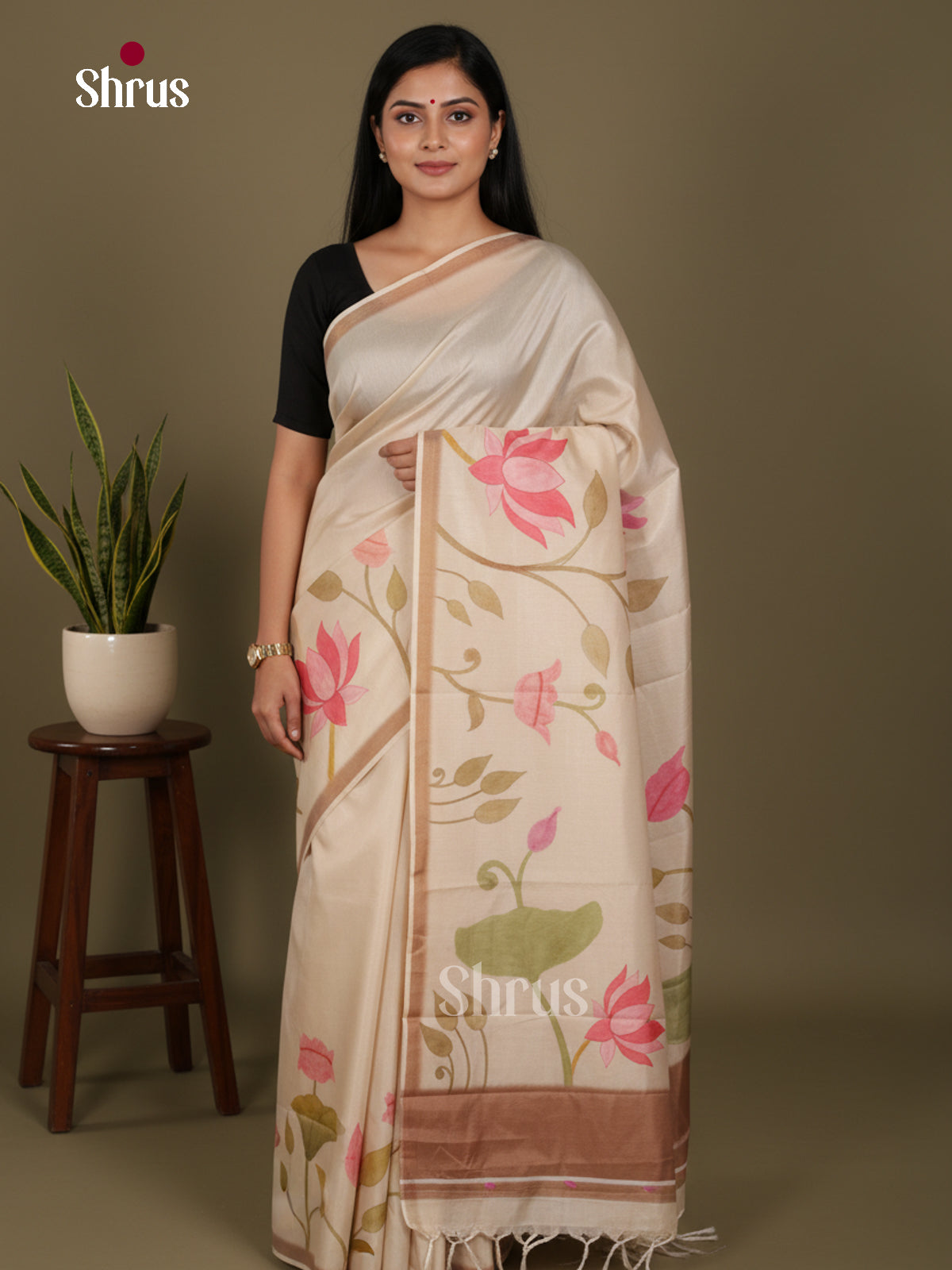 DJS22236 - Butter silk Saree