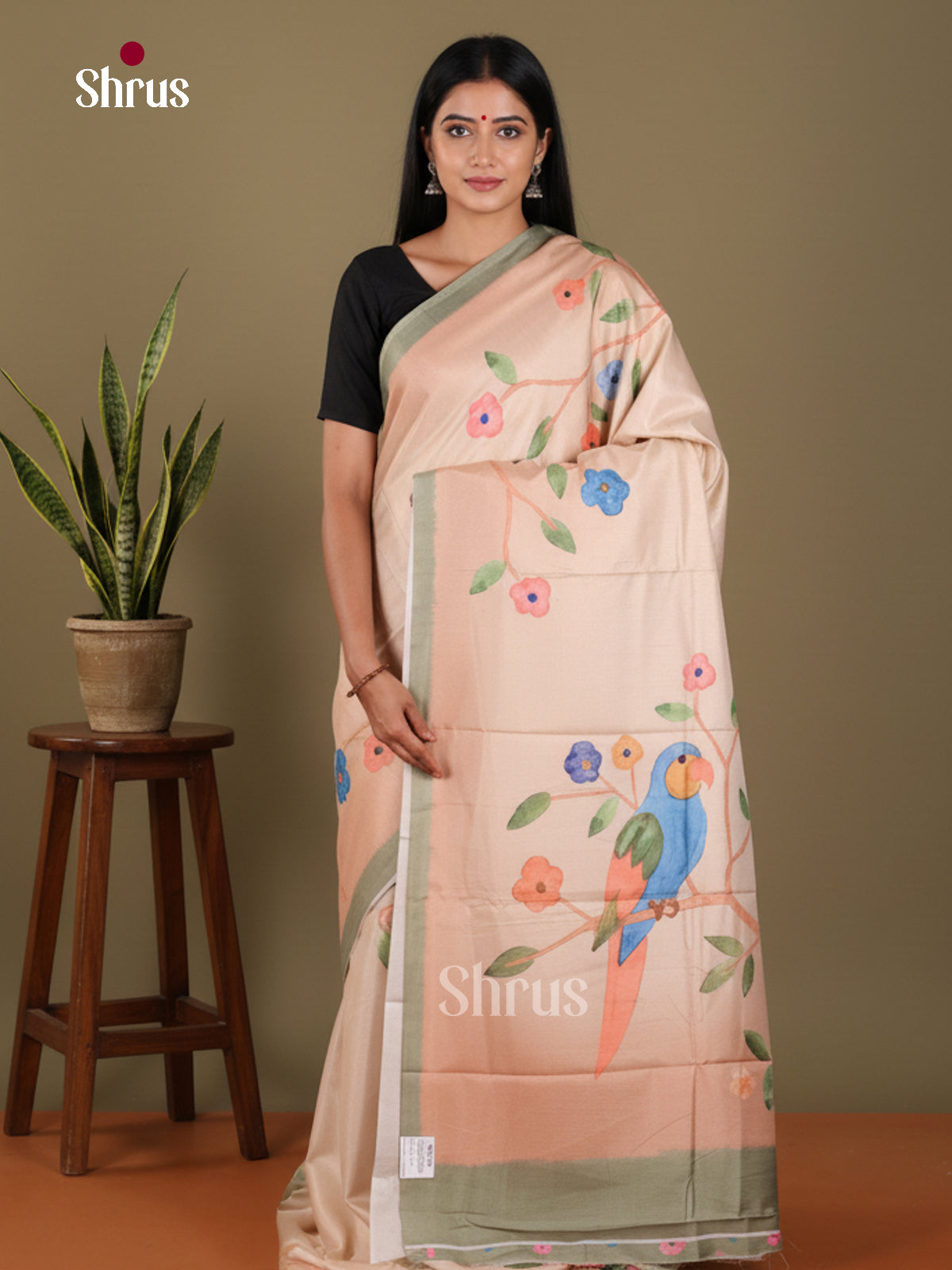 DJS22241 - Butter silk Saree