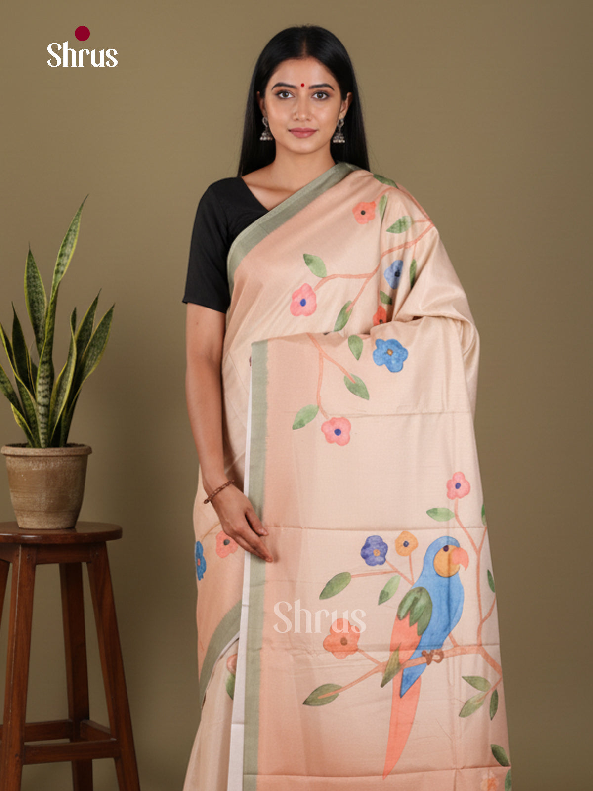 DJS22241 - Butter silk Saree