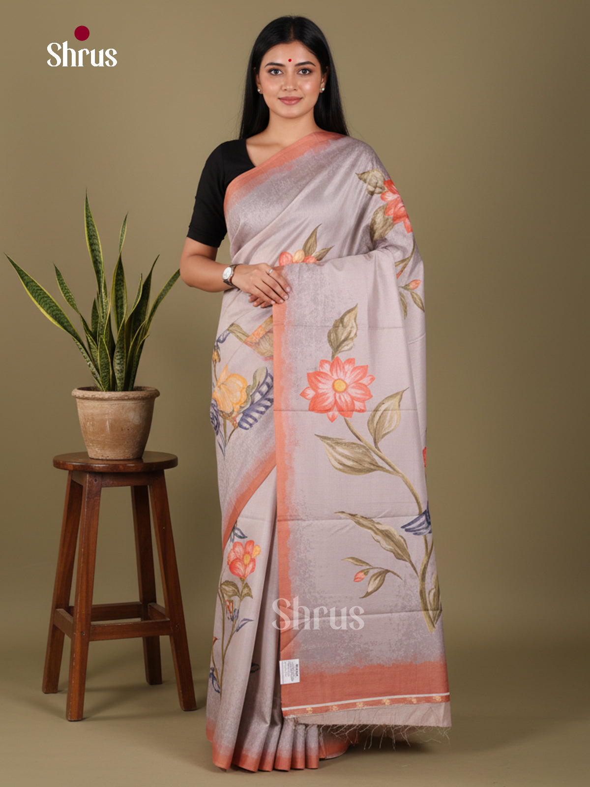 DJS22243 - Butter silk Saree