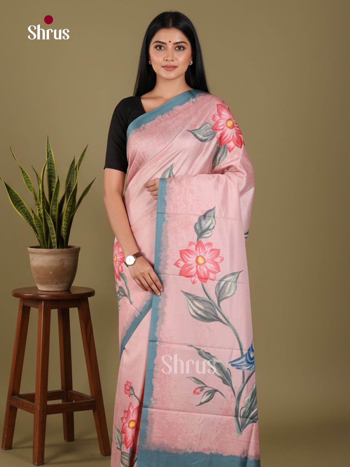 DJS22244 - Butter silk Saree