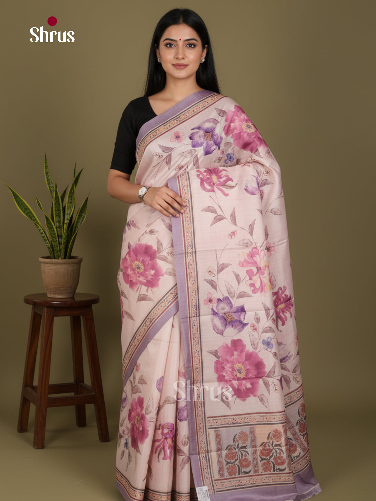 DJS22247 - Butter silk Saree