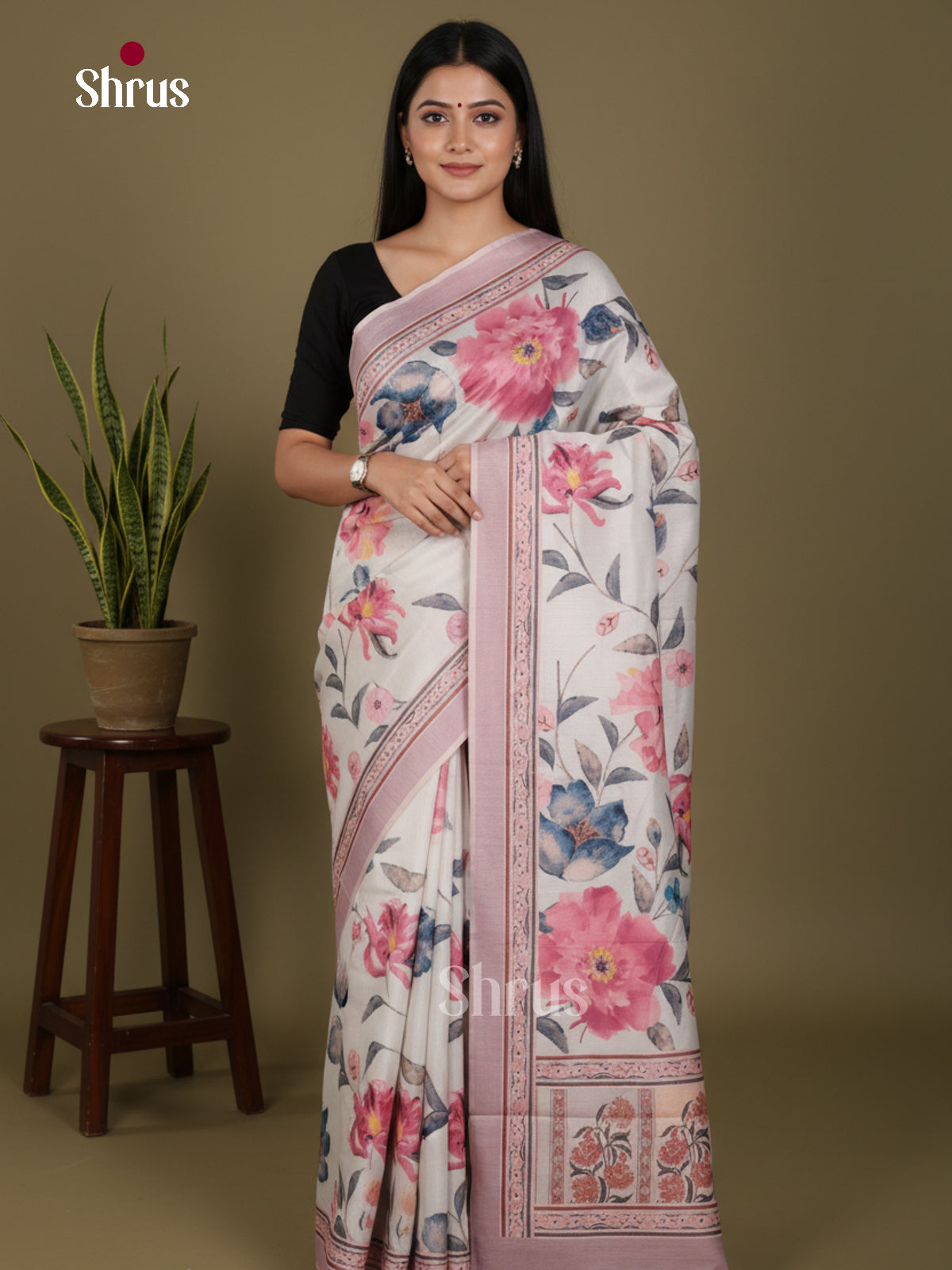 DJS22248 - Butter silk Saree