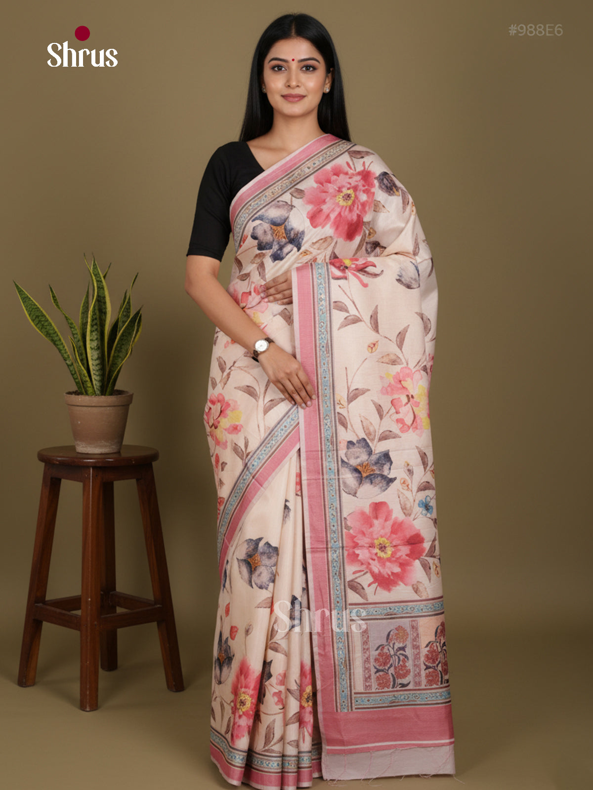 DJS22249 - Butter silk Saree