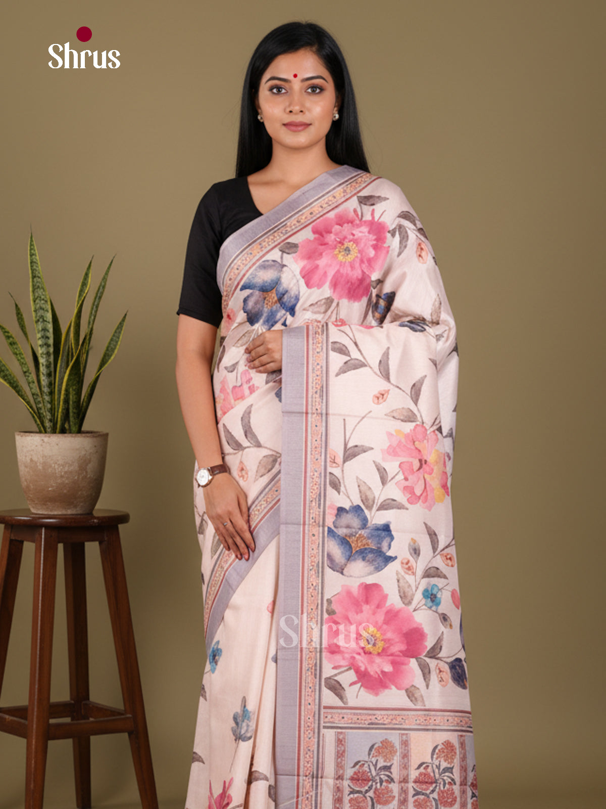 DJS22250 - Butter silk Saree
