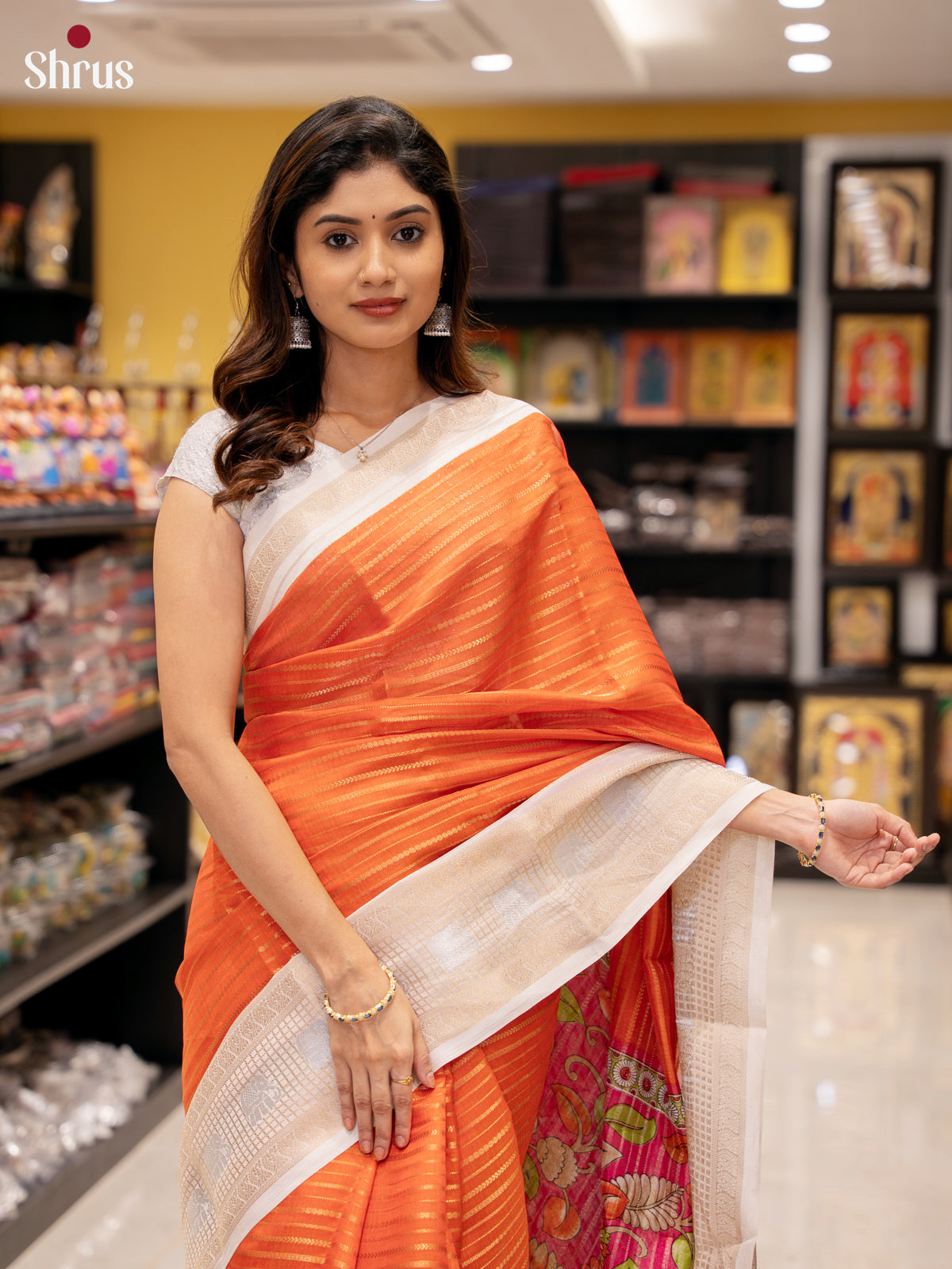 DJS22260 - Semi Mysoresilk Saree