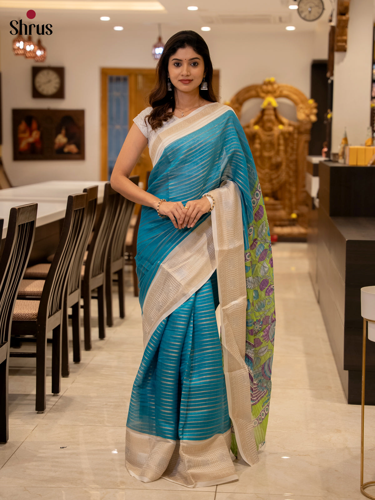 DJS22262 - Semi Mysoresilk Saree