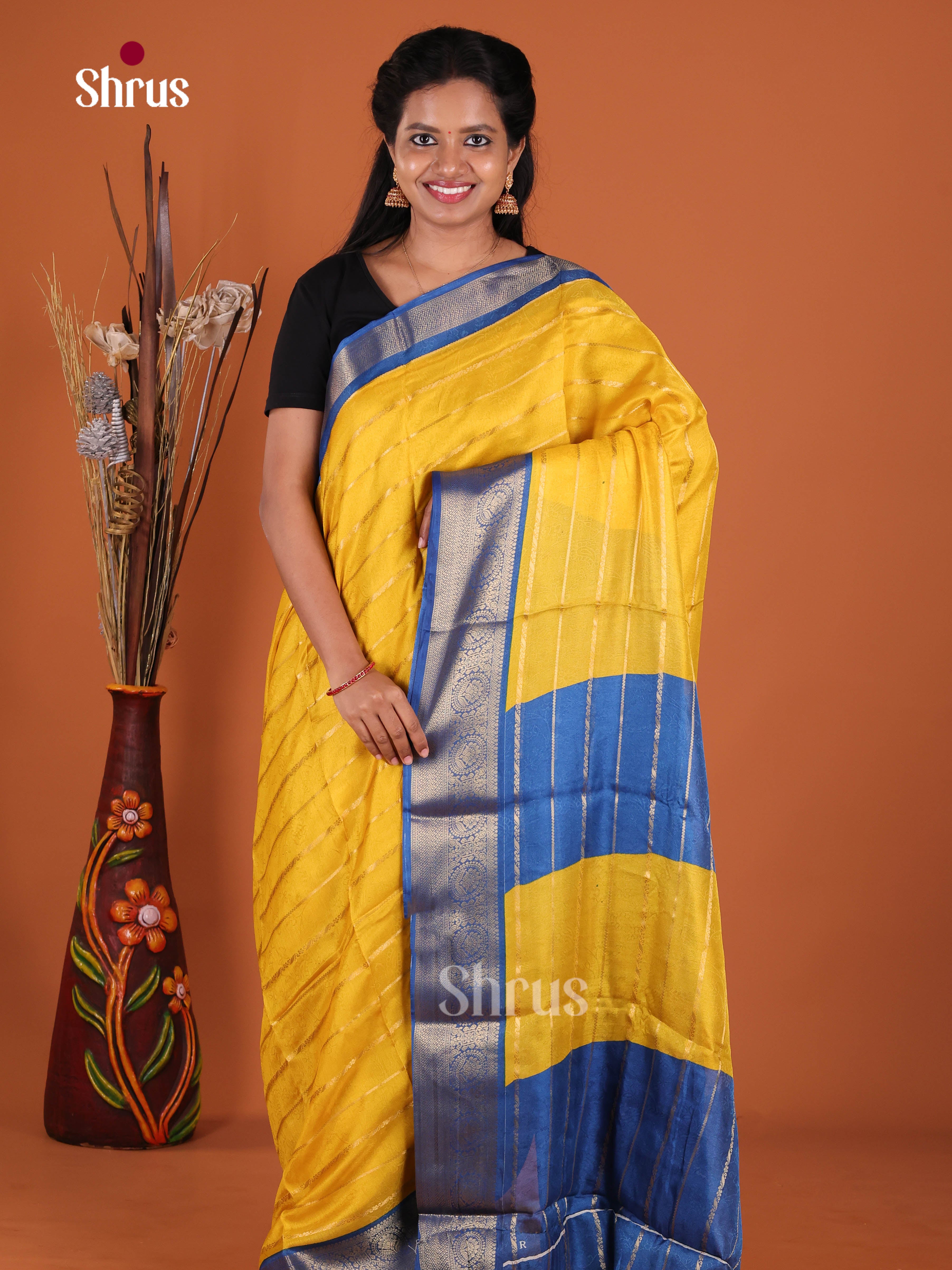 DJS22269 - Semi Mysoresilk Saree