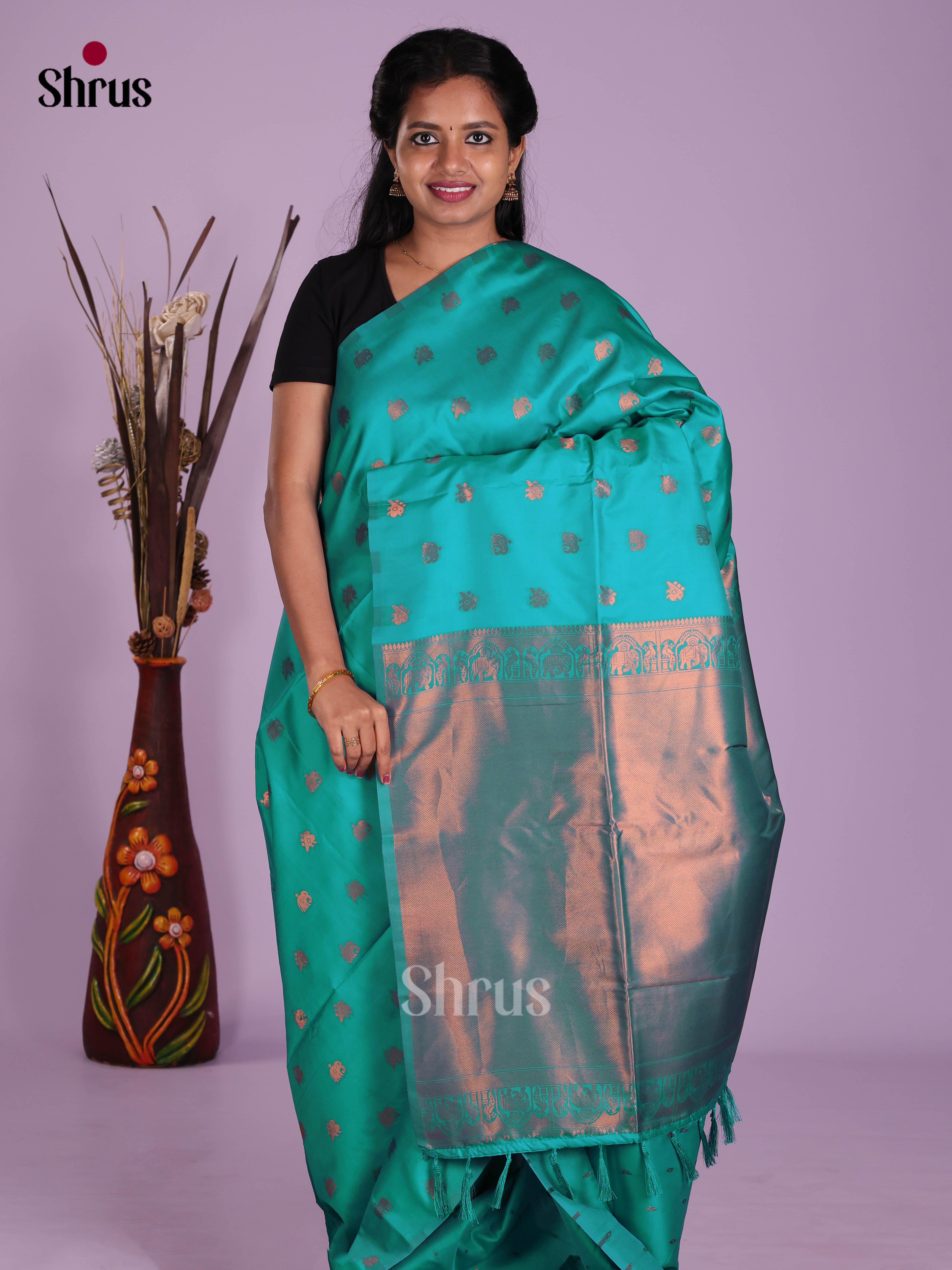 DJS22272 - Semi Softsilk Saree