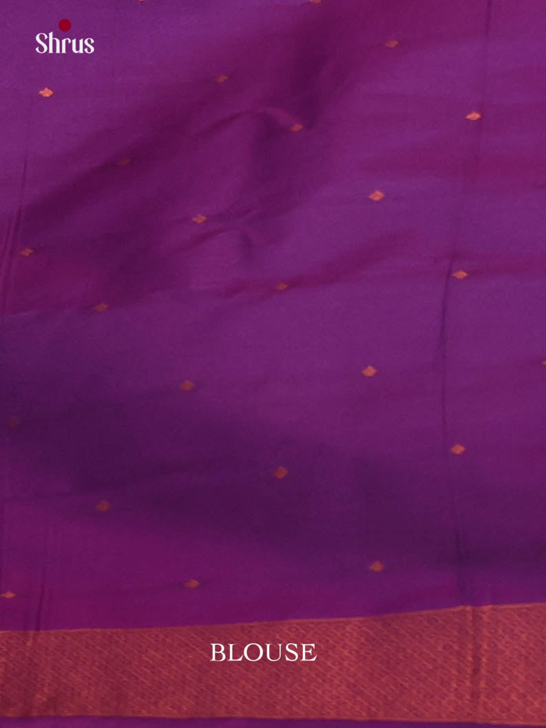 Purple - Semi Softsilk Saree