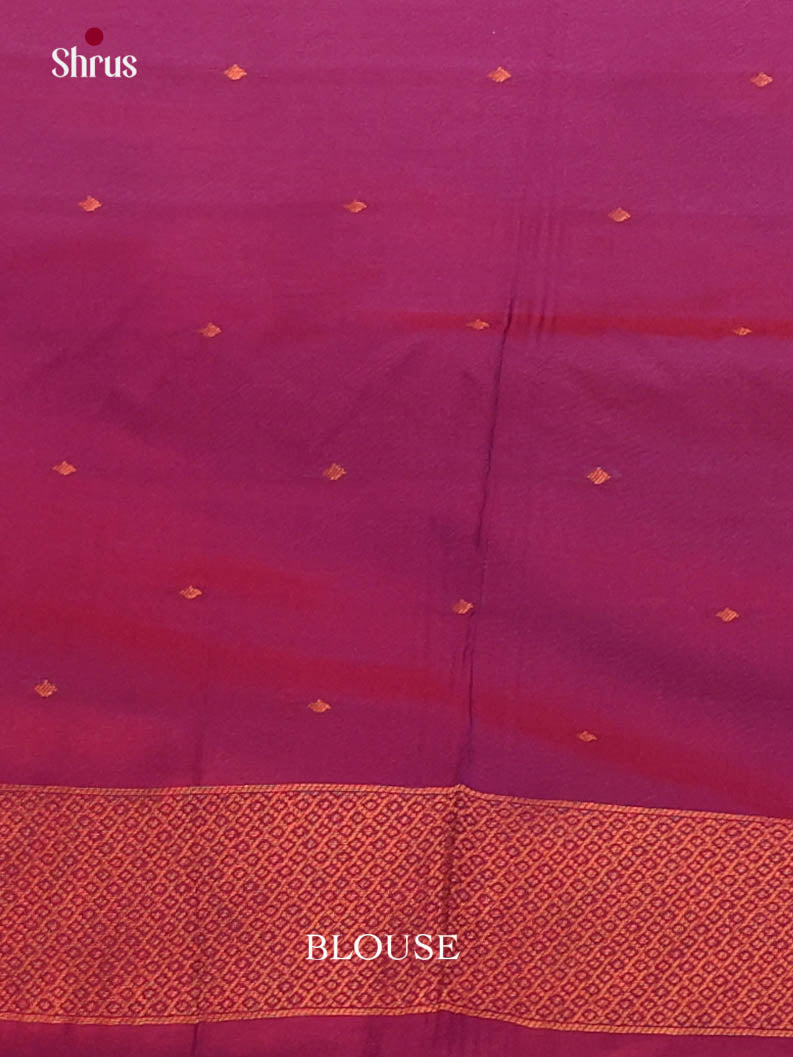 Purple - Semi Softsilk Saree