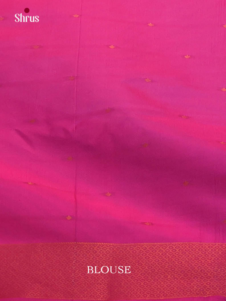 Pink - Semi Softsilk Saree
