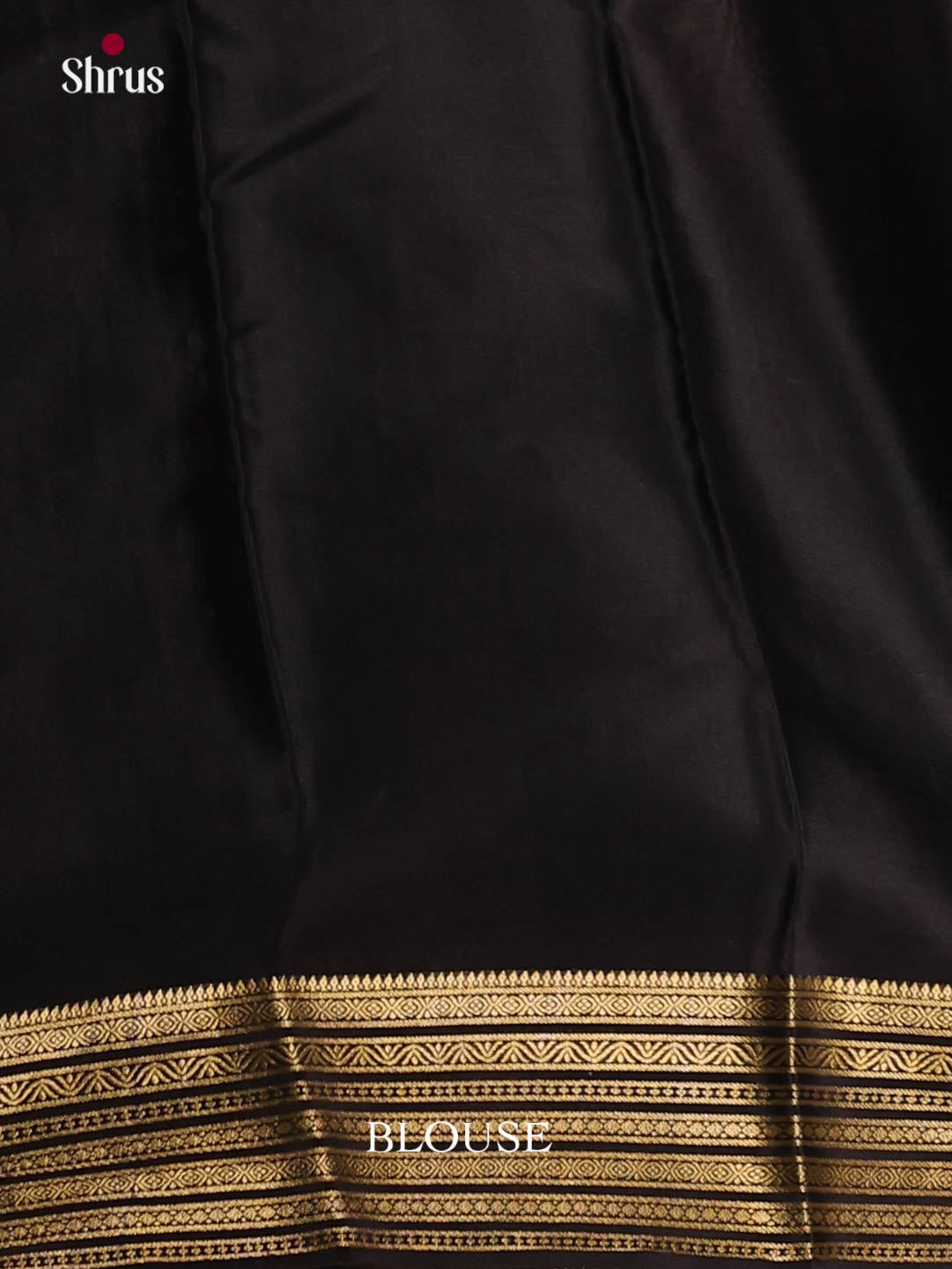 purple black Mysore Silk Saree 1