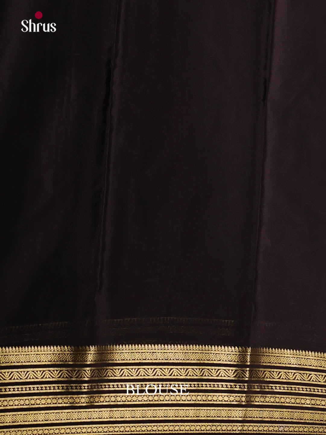 red brown Mysore Silk Saree 1