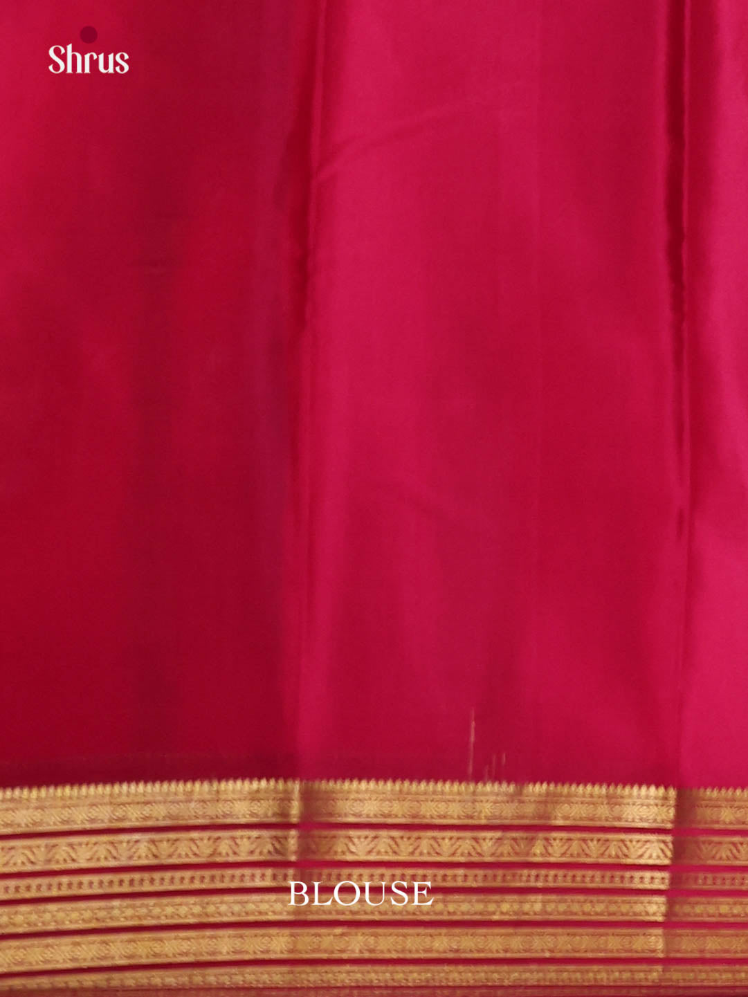 green red Mysore Silk Saree 1