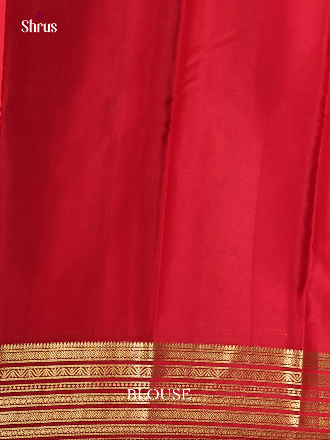 bright yellow red Mysore Silk Saree 1