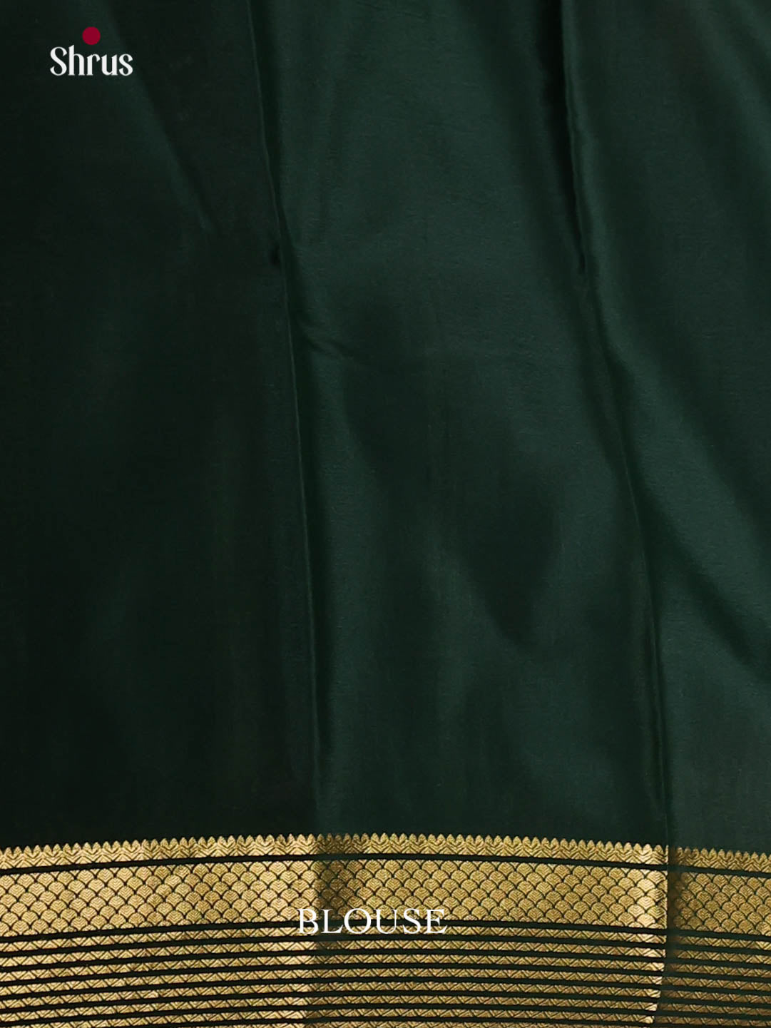 plain red green Mysore Silk Saree 1