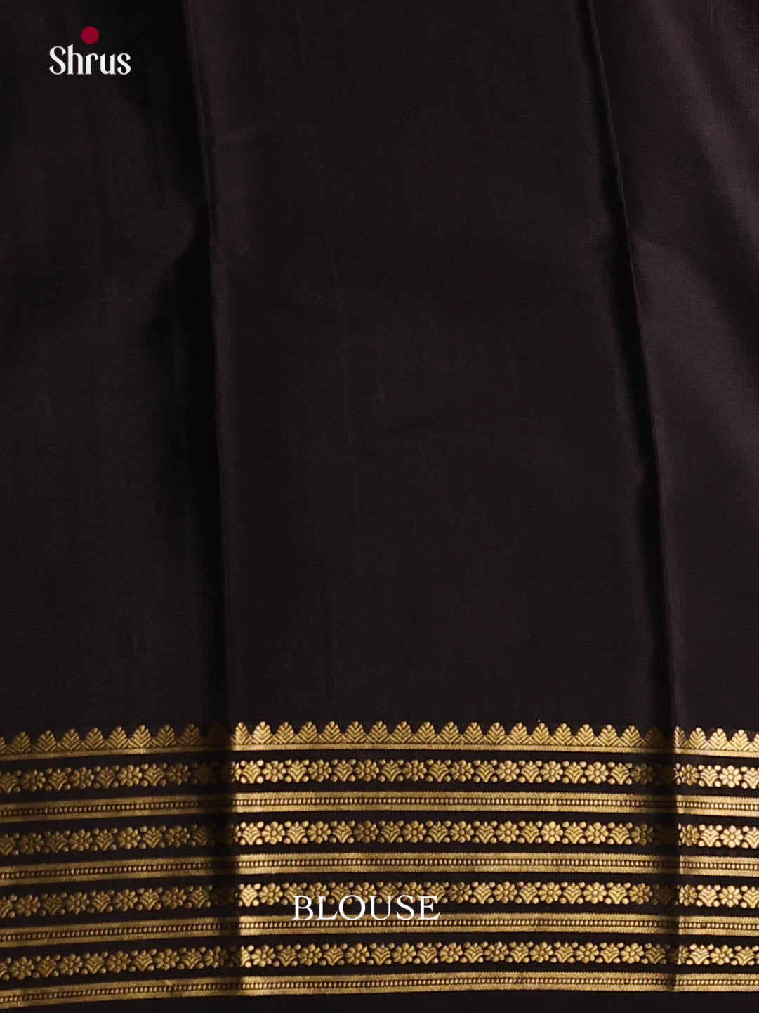 Regal Red & Black Mysore Silk Saree with rich traditional zari stripes