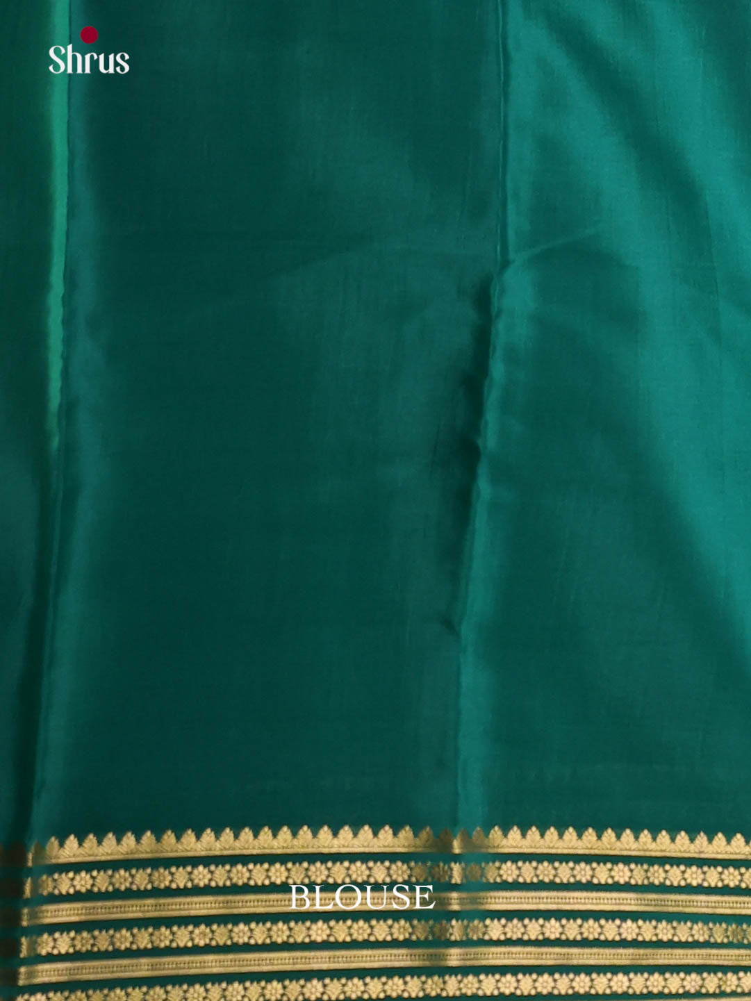 black green Mysore Silk Saree 1