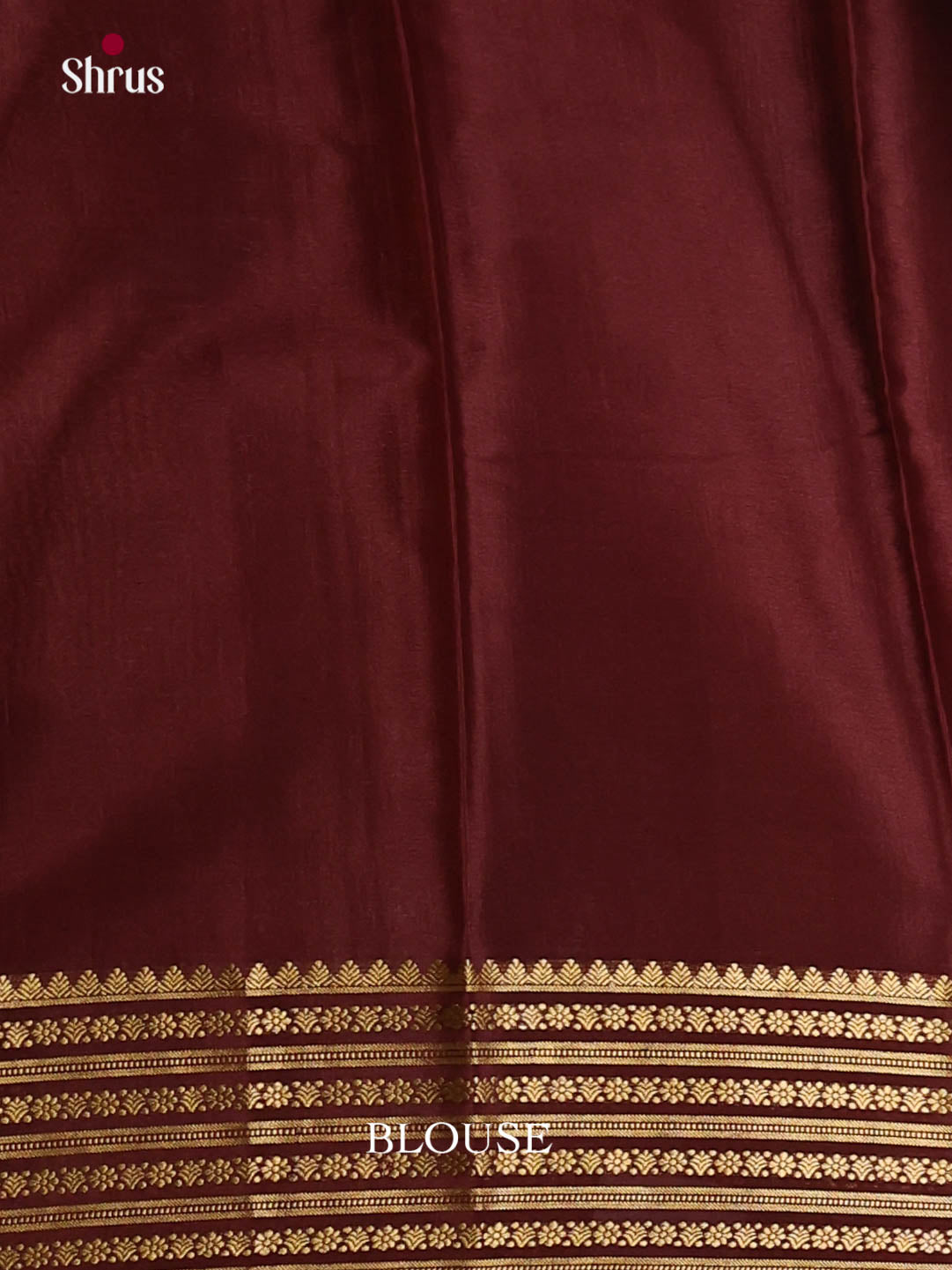 orange brown Mysore Silk Saree 1