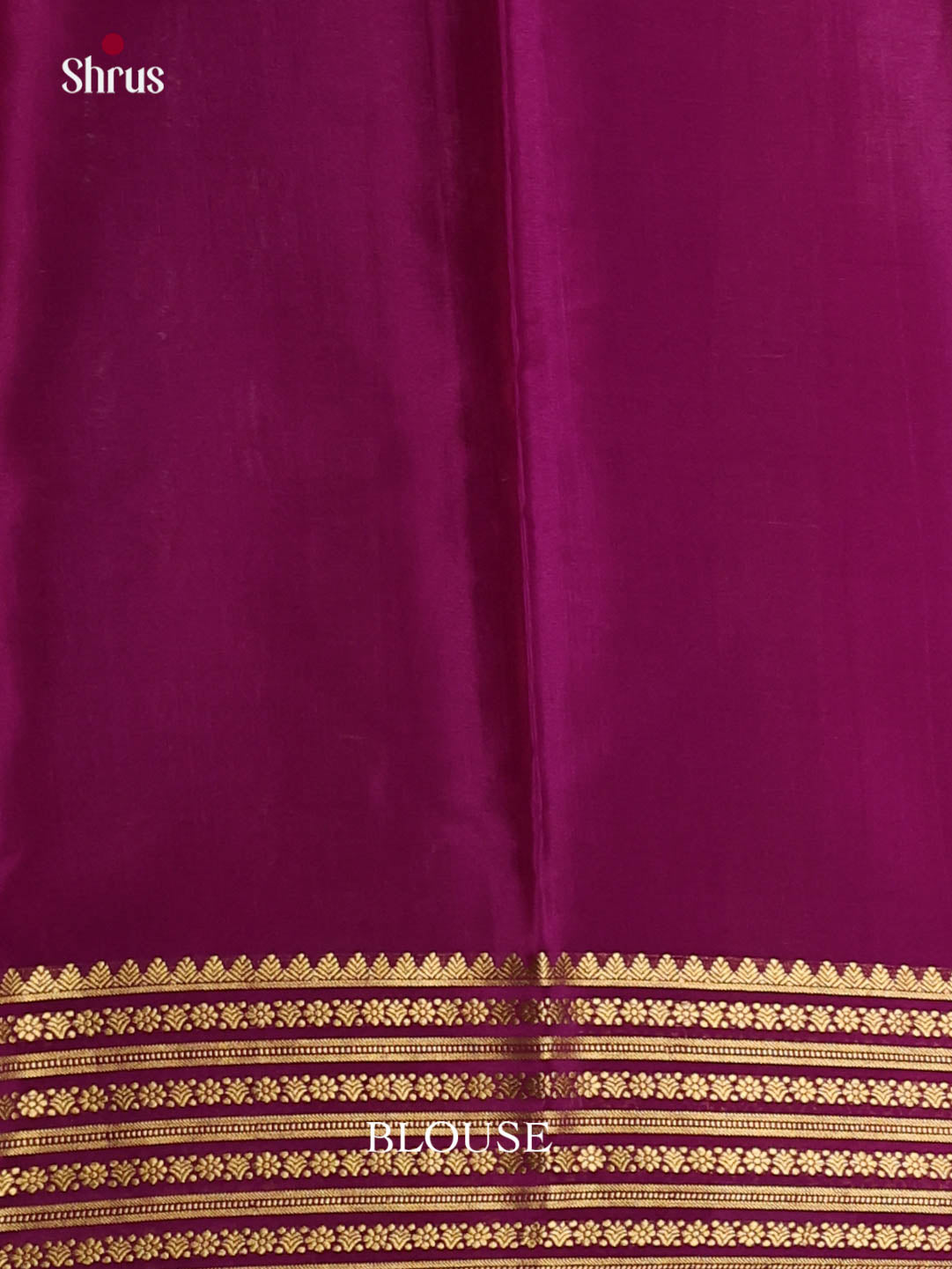 orange majenta Mysore Silk Saree 1