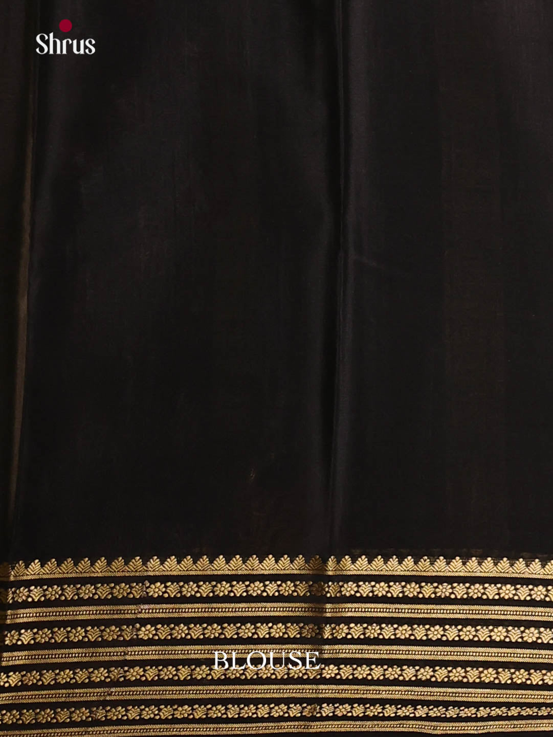 yellow black Mysore Silk Saree 1
