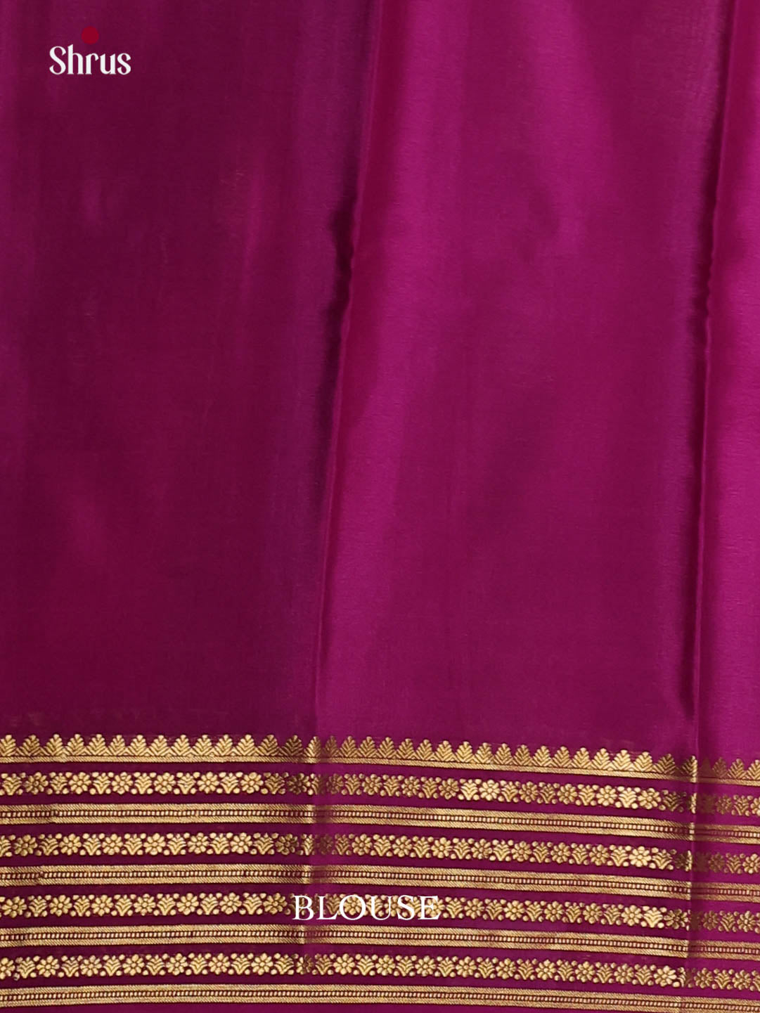 lavender majenta Mysore Silk Saree 1