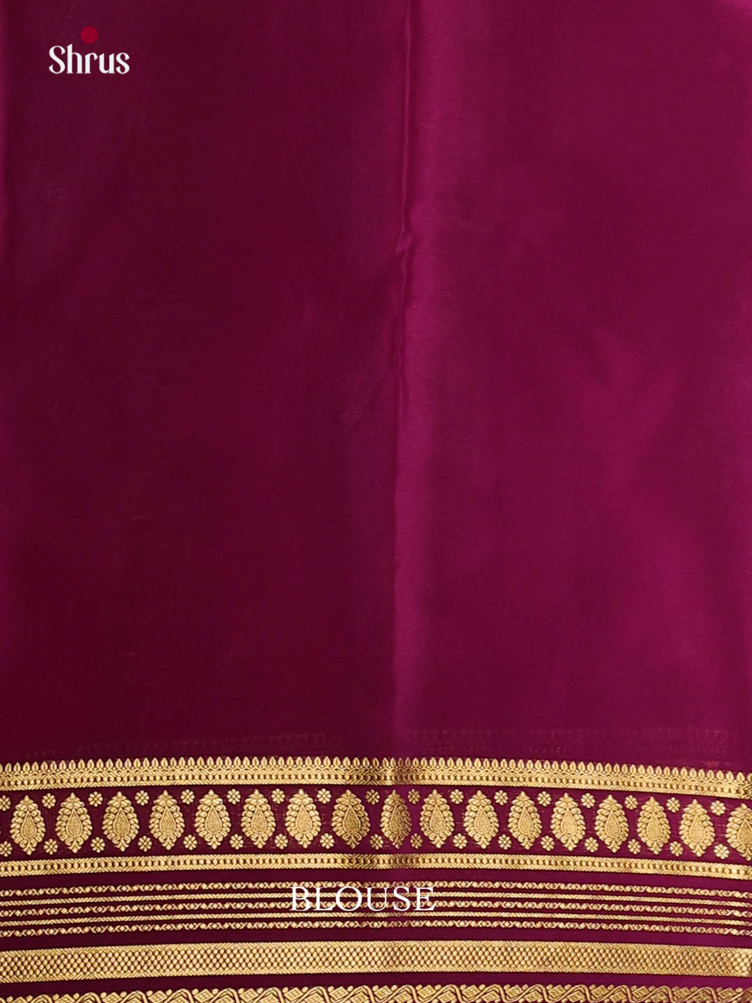 sky blue majenta Mysore Silk Saree 1