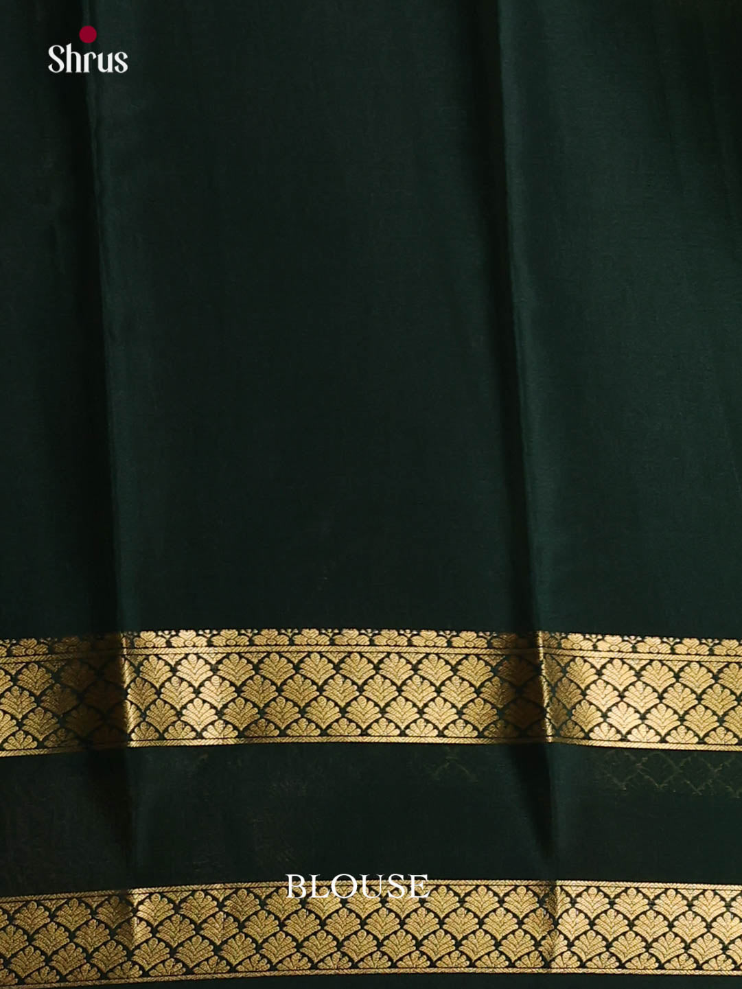 red green doble border Mysore Silk Saree 1