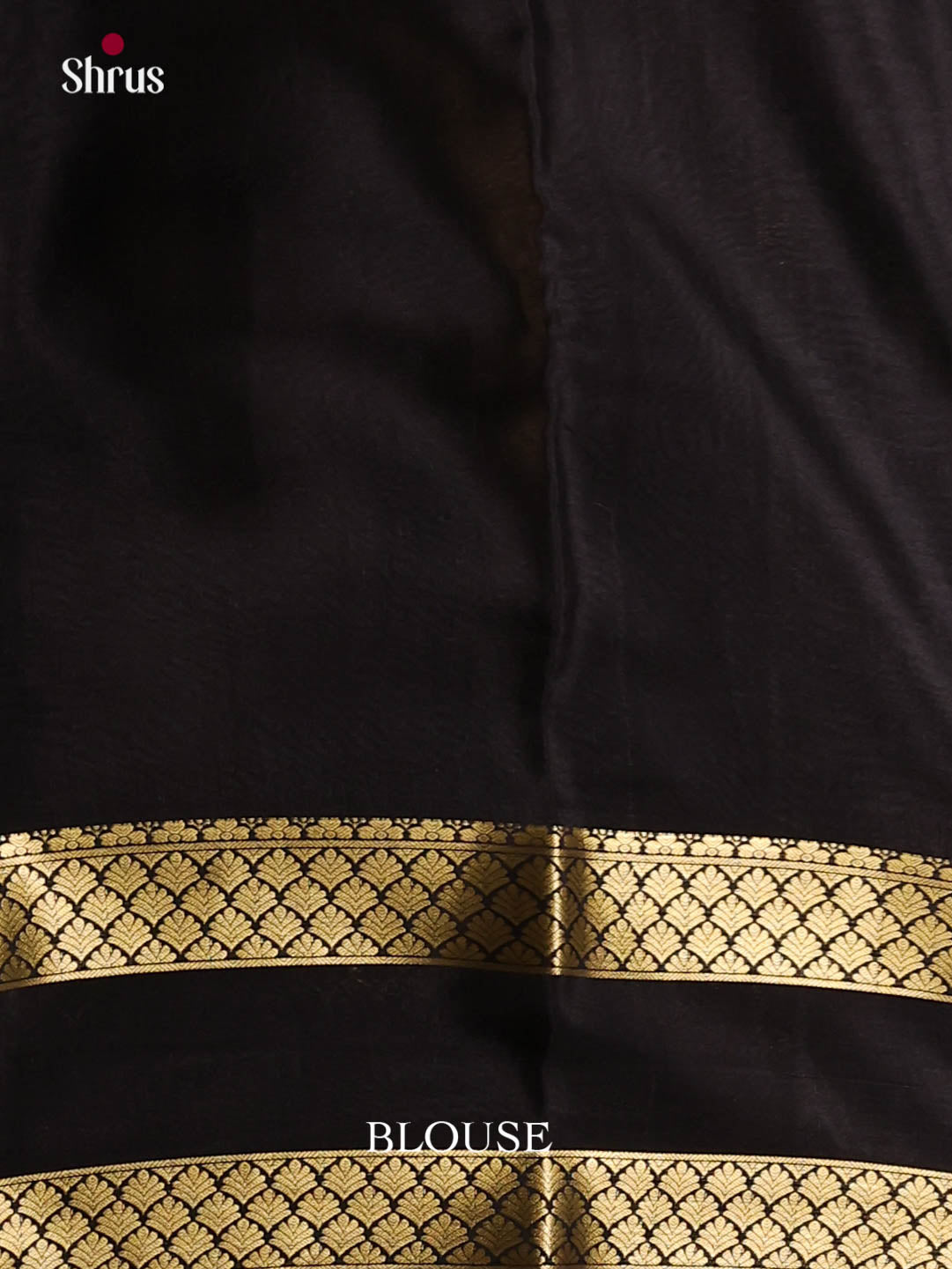 red brown zari border Mysore Silk Saree 1