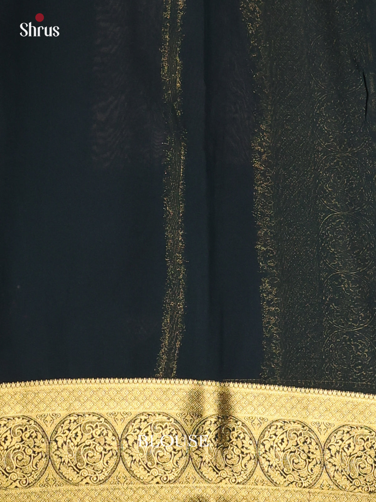 Maroon & Dark Green - Semi Mysoresilk Saree - Shop on Shrus.com