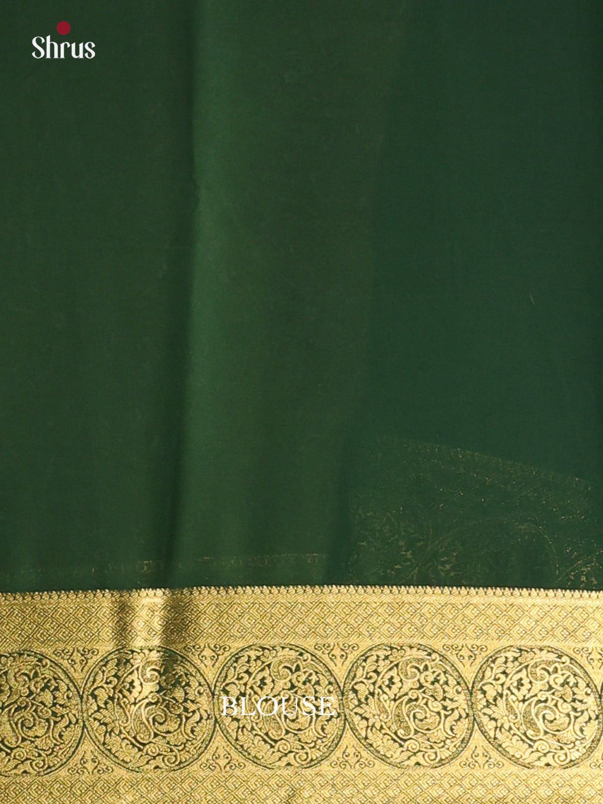 Light Green & green - Semi Mysoresilk Saree