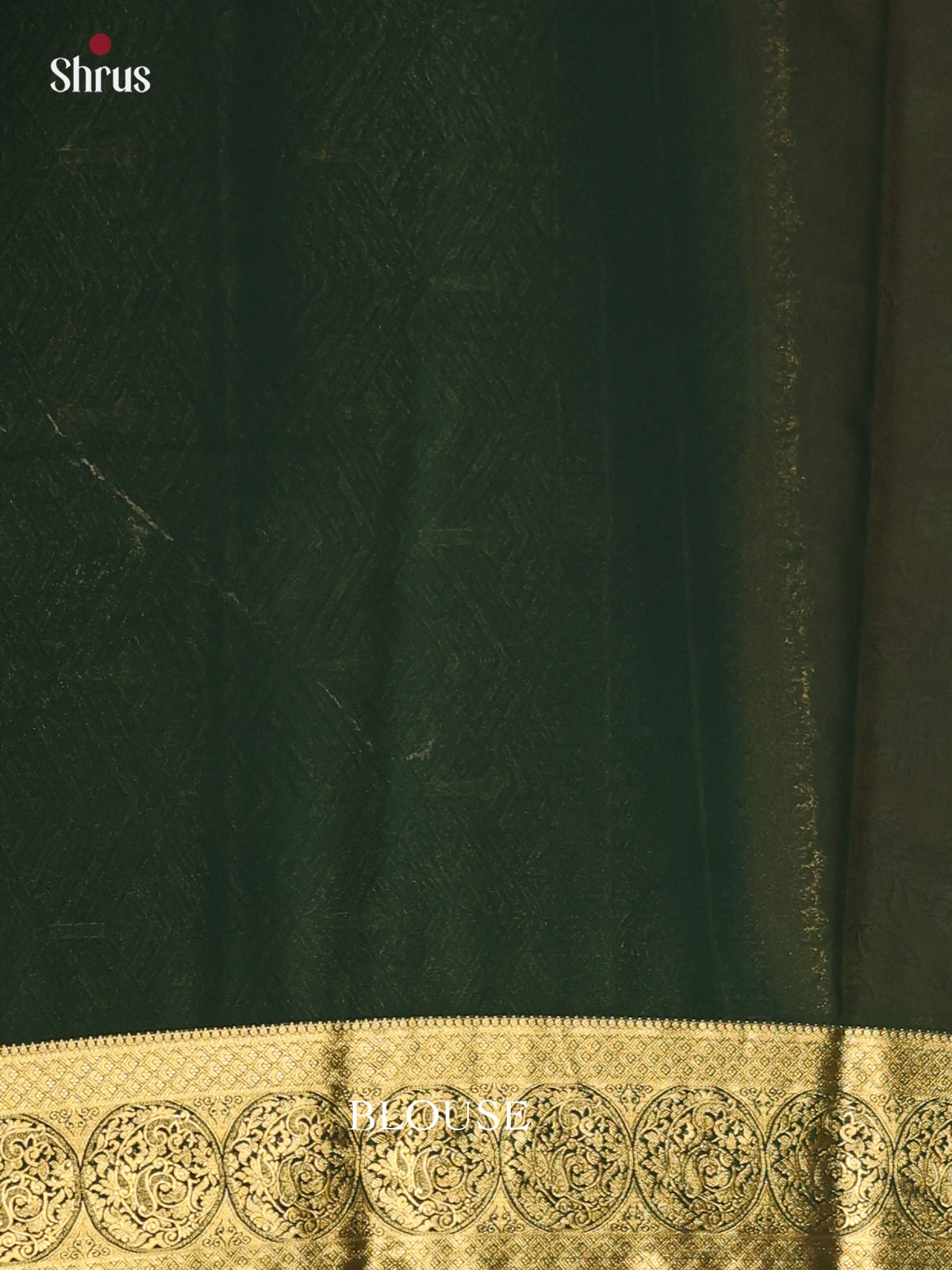 Orange & Green- Semi Mysoresilk Saree