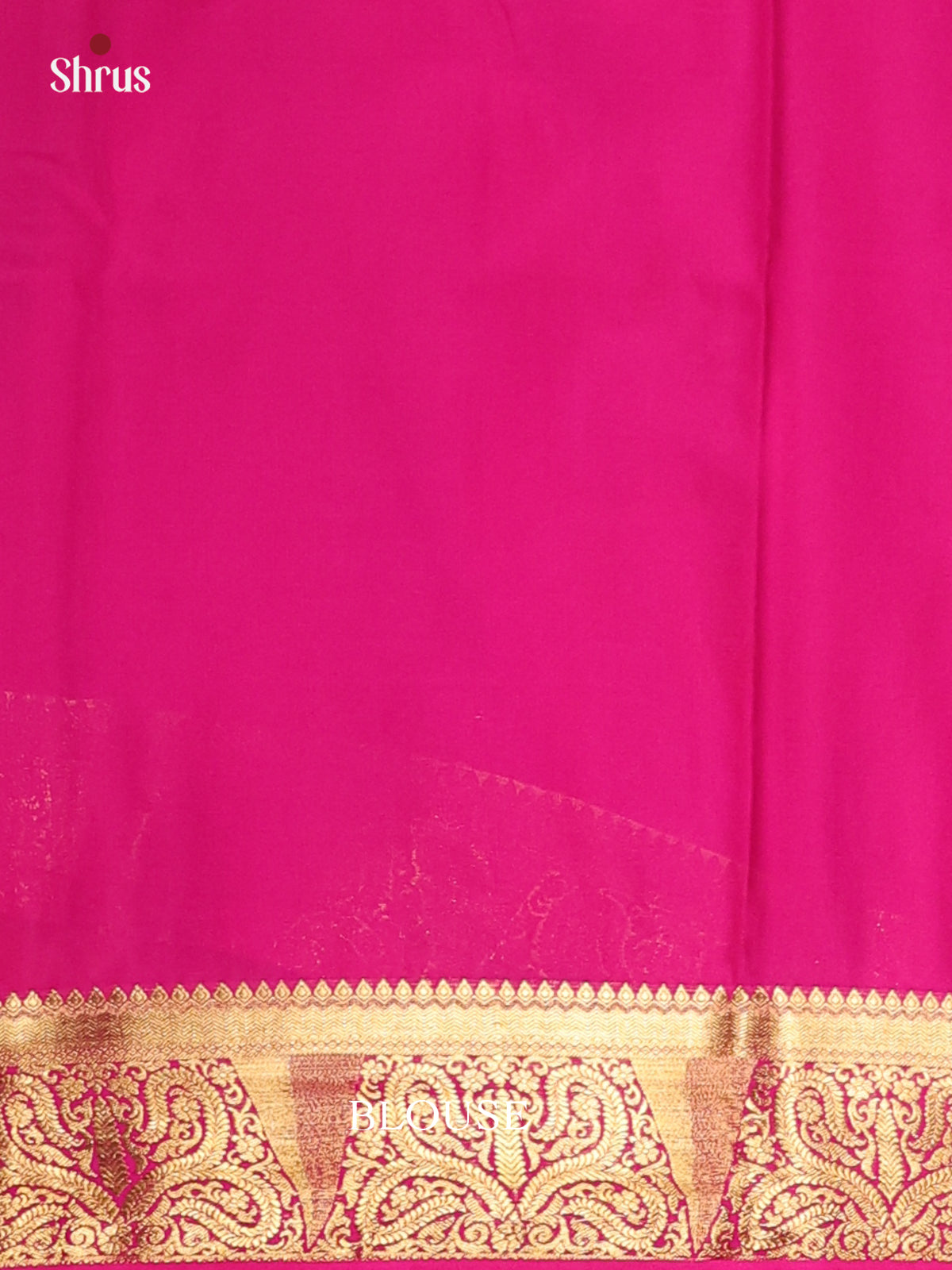 Orange & Pink - Semi Mysoresilk Saree - Shop on Shrus.com