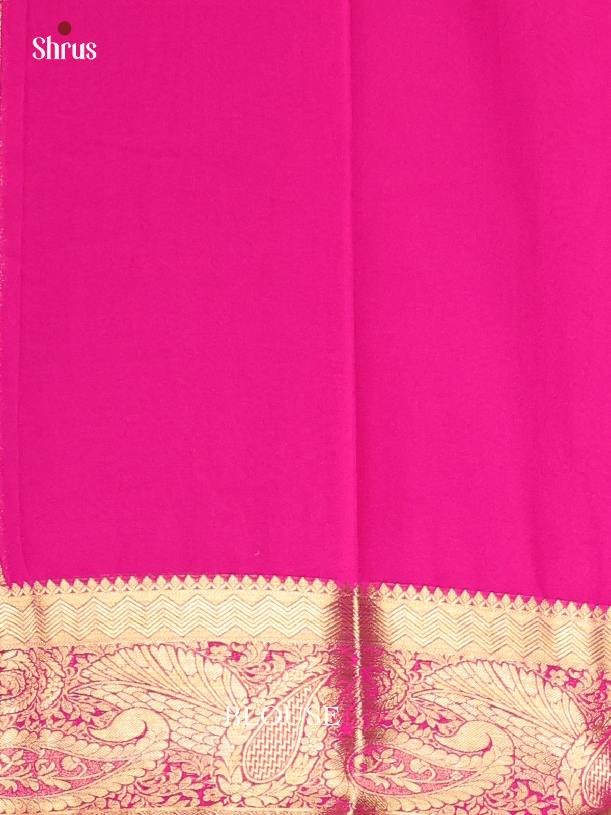 Purple & Pink - Semi Mysoresilk Saree - Shop on Shrus.com