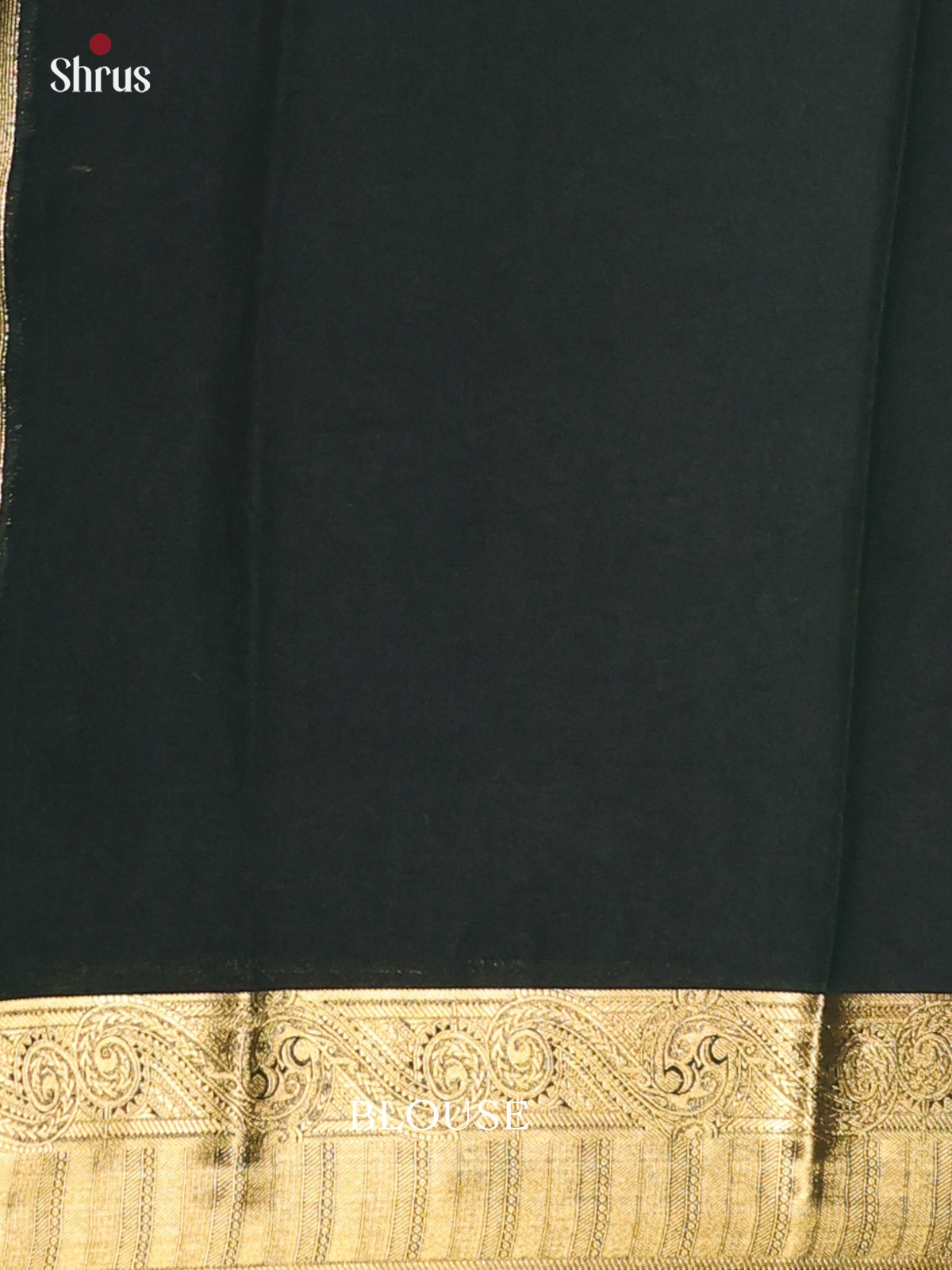 Maroon & Dark Green - Semi Mysoresilk Saree