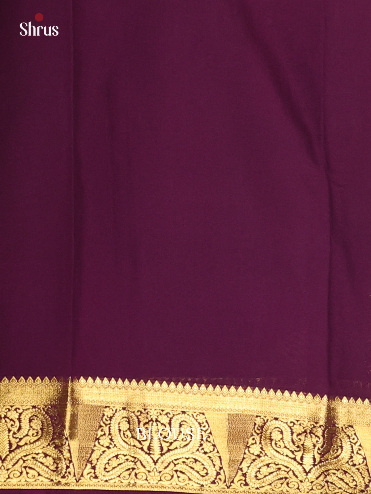 Green & Violet - Semi Mysoresilk Saree